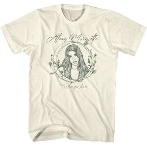Alanis Morissette You Learn Sketch Natural T-Shirt